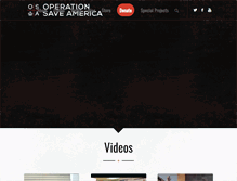 Tablet Screenshot of operationsaveamerica.org